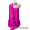 Vibrant Pop Pink Nylon Spandex Fabric