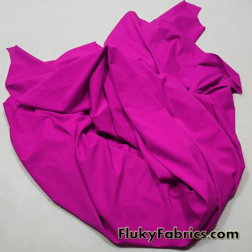 Vibrant Pop Pink Nylon Spandex Fabric