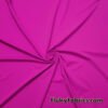 Vibrant Pop Pink Nylon Spandex Fabric - Perfect for Swimwear, Bikinis, Athletic Wear, and Crafts at flukyfabrics.com
