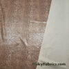 Warm Taupe Snake Scales 2-Way Stretch Fabric