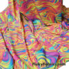Bright Psychedelic Abstract Print Swimsuit 4-Way Stretch Nylon Spandex Fabric