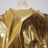 Pale Yellow/Gold Japanese Metallic Lame Fabric 40″ Wide Non-Stretch