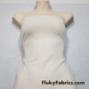 White Sport/Active Mesh 4-Way Stretch Sheer Poly Spandex Fabric