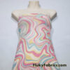 Lava Marble Print Nylon Spandex 4-Way Stretch Power Mesh Fabric