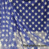 Patriotic Star Print Nylon Spandex 4-Way Stretch Power Mesh Fabric