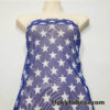 Patriotic Star Print Nylon Spandex 4-Way Stretch Power Mesh Fabric