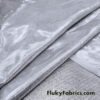 Silver Shiny Mystique 4-Way Stretch Spandex Fabric by the yard at flukyfabrics.com