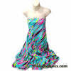 Vibrant Abstract Print Nylon Spandex Fabric