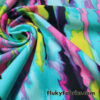 Vibrant Abstract Print Nylon Spandex Fabric