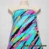 Vibrant Abstract Print Nylon Spandex Fabric