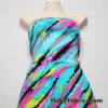 Vibrant Abstract Print Nylon Spandex Fabric