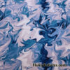 Blue Marble Mesh / Oily Water Print / Lava Design 4-Way Stretch Power Mesh Fabric
