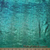 Deep Sea Green Metallic Exotic Two Tone Dragon Scales on Hunter Green Crushed Ice Velvet Fabric
