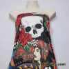 Dia de los Muertos Print Poly Spandex Fabric Beautiful Day of the Death Design