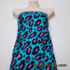 Hot Pink and Black Leopard Print 4-Way Stretch Nylon Spandex Swimsuit Fabric