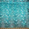 Metallic Exotic Aquamarine Mermaid Dragon Scales on Waterfall Green Crushed Ice Velvet Fabric at flukyfabrics.com