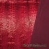 Metallic Exotic Dragon Scales Red Foil on Burgundy Crushed Ice Velvet 4-Way Stretch Fabric