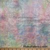 Multicolor Pastel Foil Metallic Exotic Dreamy Dragon Scales on Tie Dye 4-Way Stretch Crushed Ice Velvet Fabric