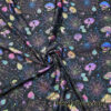 Psychedelic Halloween Mushroom Trip Print 4-Way Stretch Poly Spandex Fabric