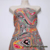 Vibrant Fiery Psychedelic Lava Swirls Nylon Spandex Fabric