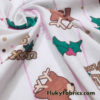 100% Cotton Jersey Fabric with Adorable Holly and Cherries Print – Lil’ Vixen Collection