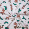 100% Cotton Jersey Fabric with Adorable Holly and Cherries Print – Lil’ Vixen Collection