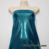 Exquisite Teal Shiny Foggy Foil Metallic Mystique Spandex Fabric