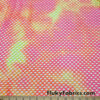 Neon Tie Dye Diamond Fishnet 4-Way Stretch Fabric