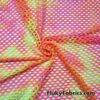 Neon Tie Dye Diamond Fishnet 4-Way Stretch Fabric