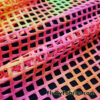Neon Tie Dye Diamond Fishnet 4-Way Stretch Fabric