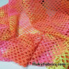 Neon Tie Dye Diamond Fishnet 4-Way Stretch Fabric