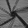 Versatile Black Fishnet Fabric with Diamond-Shaped Holes by The Yard @flukyfabrics.com