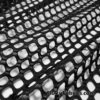 Versatile Black Fishnet Fabric with Diamond-Shaped Holes