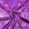 Eggplant Ice Velvet with Mystique Iridescent Foil | 4-Way Stretch | Red, Blue, Purple Sparkles at flukyfabrics.com