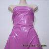Ultra Pink Color Imitation Latex Fabric – Glossy Liquid Look with 4-Way Stretch