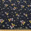 Cartoon Extravaganza on Black - Liverpool Knit Fabric for Adorable Creations by The Yard @flukyfabrics.com