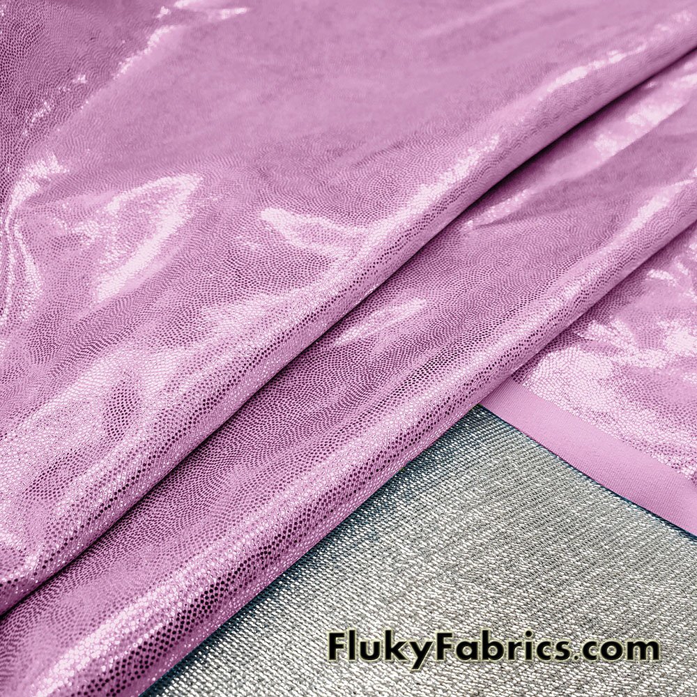 Ultra Pink Color Imitation Latex Fabric - Glossy Liquid Look with 4-Way  Stretch by The Yard 