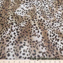 Safari Chic - Cheetah Print 4-Way Stretch Sheer Mesh Spandex Fabric by the Yard @flukyfabrics.com