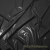 Black Imitation Latex Fabric – Glossy Liquid Look with 4-Way Stretch