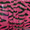 Hot Pink and Black Abstract Animal Print 4-Way Stretch Mesh Sheer Spandex Fabric