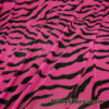 Hot Pink and Black Abstract Animal Print 4-Way Stretch Mesh Sheer Spandex Fabric