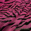 Hot Pink and Black Abstract Animal Print 4-Way Stretch Mesh Sheer Spandex Fabric