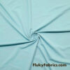 Pastel Aqua 4-Way Stretch Nylon Spandex Fabric - Ideal for Swimwear, Dancewear, Activewear & More - Matte Finish @flukyfabrics.com