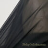Black Power Mesh Fabric – 4-Way Stretch Sheer Nylon Spandex