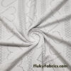 Off White Faux Crochet 4-Way Stretch Nylon Spandex Fabric