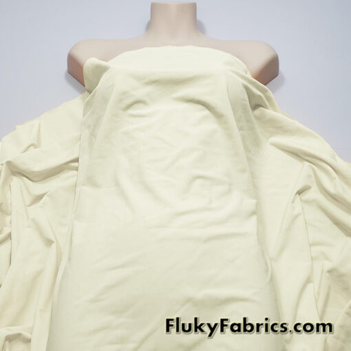 Light Cream 4-Way Stretch Nylon Spandex Fabric