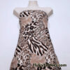 Wild Cat Patchwork: 4-Way Stretch Brown Animal Print Nylon Spandex Fabric