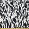 Bold Black & White Animal Print Nylon Spandex Fabric