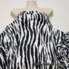 Bold Black & White Animal Print Nylon Spandex Fabric
