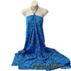Bold Blue & Black Animal Print 4-Way Stretch Poly Spandex Fabric